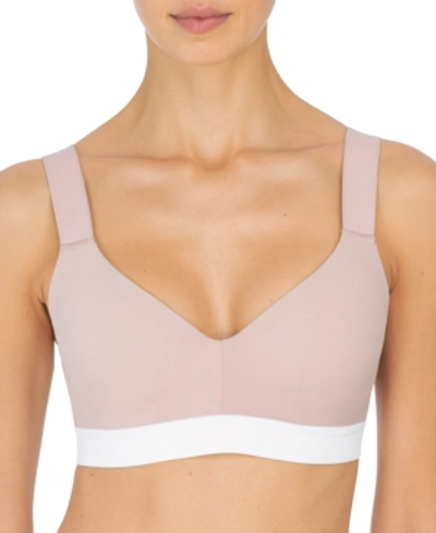 Shop Natori Women's Dynamic Convertible Contour Sport Bra 751245 In Rose Beige/warm White