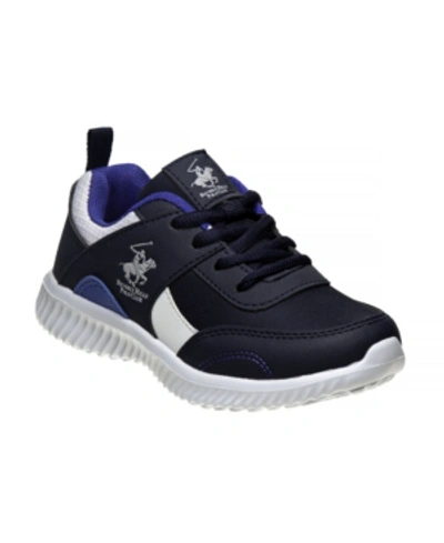 Shop Beverly Hills Polo Club Little Boys Lightweight Sneakers In Navy