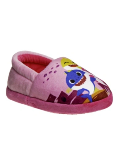 Shop Baby Shark Toddler Girls Slippers In Pink