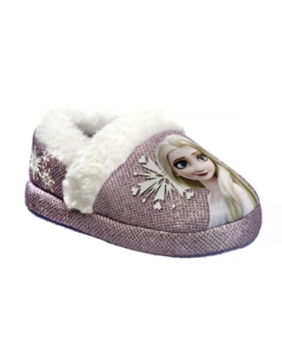 Shop Disney Toddler Girls Frozen Slippers In Purple-white