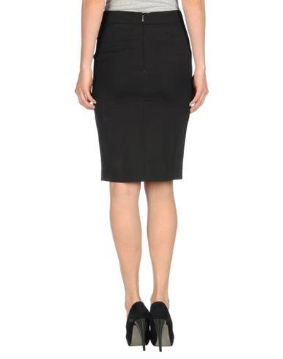 Shop John Richmond Knee Length Skirt In Black