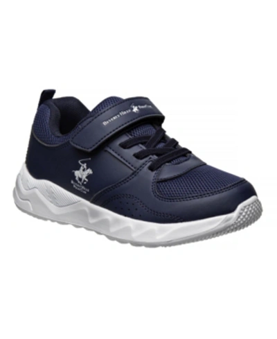 Shop Beverly Hills Polo Club Big Boys Alternate Closure Sneakers In Navy