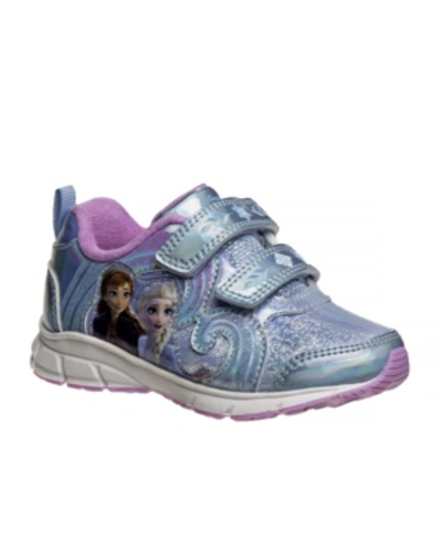 Shop Disney Little Girls Frozen Ii Sneakers In Blue
