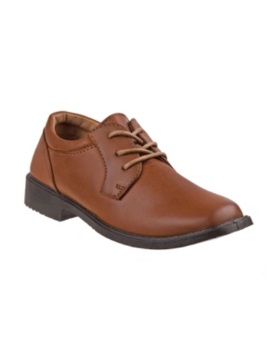 Josmo Little Boys Classic Oxford Casual Dress Shoes In Tan