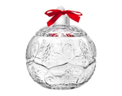 Godinger Ornament Covered Box In Clear