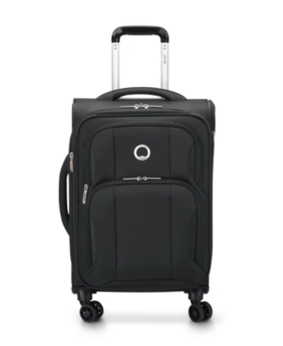 Shop Delsey Closeout!  Optimax Lite 2.0 Expandable 20" Carry-on Spinner In Black