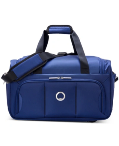 Shop Delsey Closeout!  Optimax Lite 2.0 Carry-on Duffel Bag In Blue