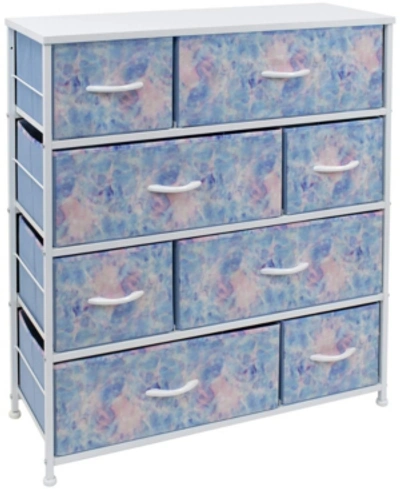 Shop Sorbus 8-drawers Chest Dresser In Tie Dye
