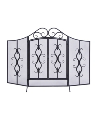 Shop Rosemary Lane Traditional Fireplace Screen In Gray