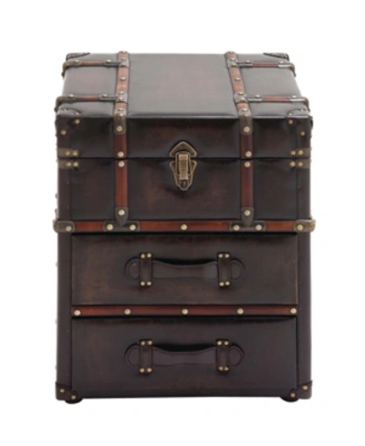 Shop Rosemary Lane Traditional Cabinet In Dark Brown