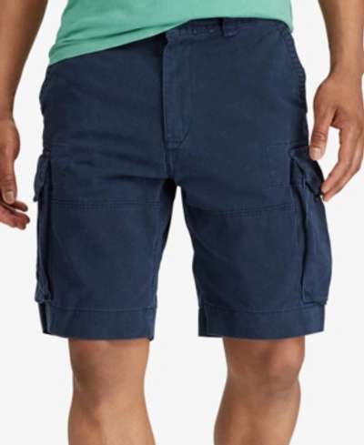 Shop Polo Ralph Lauren Men's Shorts, 10.5" Classic Gellar Cargos In Aviator Navy