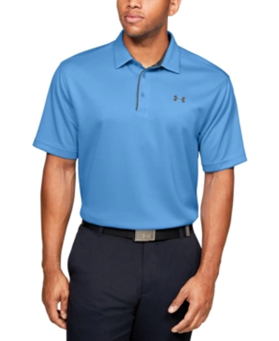 Under Armour Men's Tech Polo T-shirt In Carolina Blue
