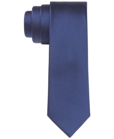 Calvin Klein Men's Subtle Circle Dot Slim Tie In Navy