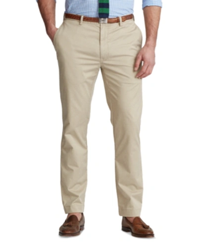 Shop Polo Ralph Lauren Men's Big & Tall Stretch Classic-fit Twill Pants In Khaki Tan