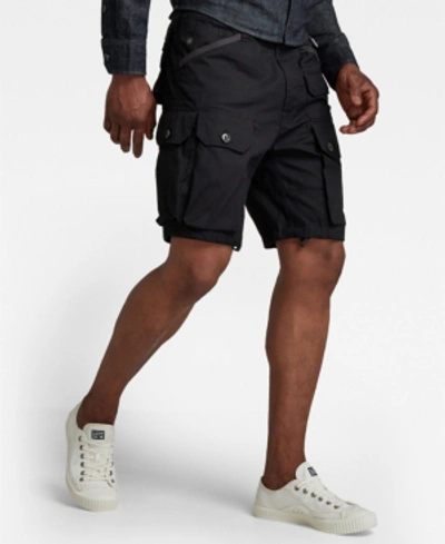 Shop G-star Raw Men's Jungle Cargo Shorts In Dk Black