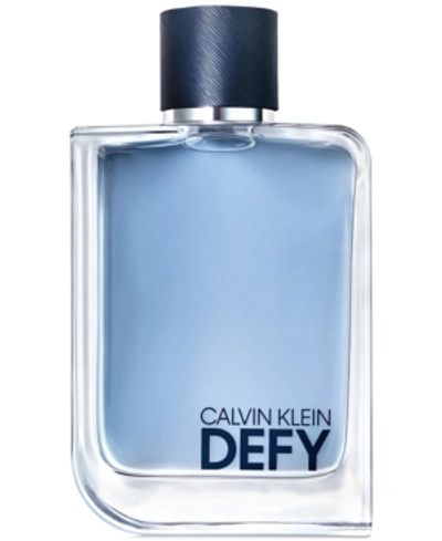 Shop Calvin Klein Men's Defy Eau De Toilette Spray, 6.7-oz., Exclusively At Macy's!
