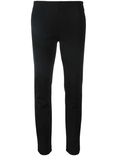 Ralph Lauren Cropped Tailored-cut Trousers In Black