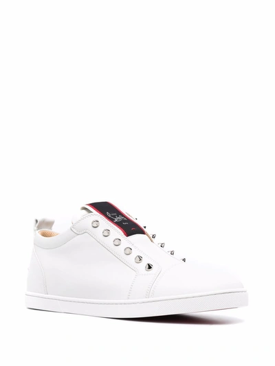 Shop Christian Louboutin Sneakers White