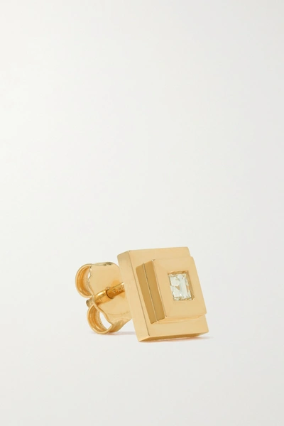 Shop Azlee 18-karat Gold Diamond Earrings