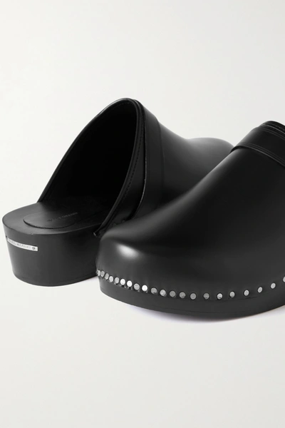 Shop Isabel Marant Thalie Studded Leather Clogs In Black
