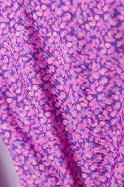 Shop Vix Shaye Printed Bikini Briefs In Purple