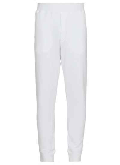 Shop Dsquared2 Icon Logo Print Track Pants In White