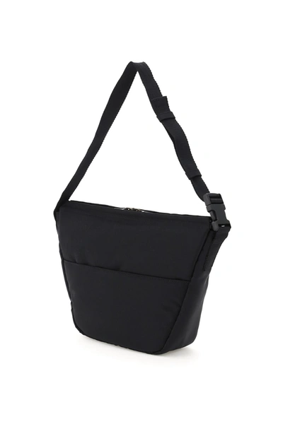 Shop Balenciaga Recycled Nylon Oversize Sling Bag In Black