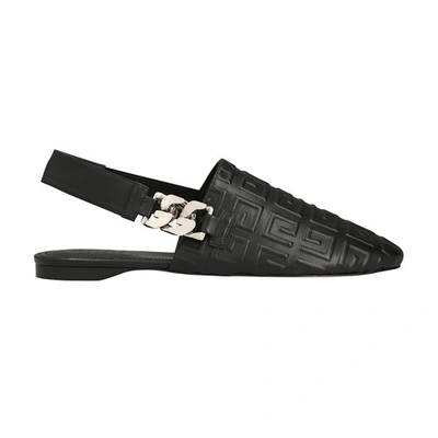 Shop Givenchy Slingback Mules In Black