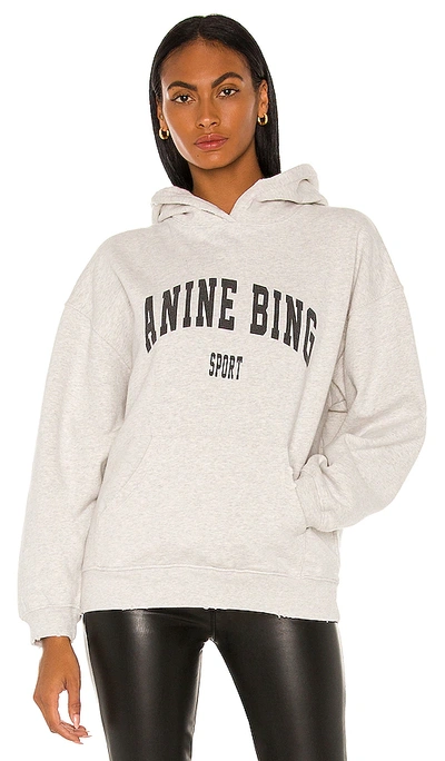 Shop Anine Bing Sport Harvey Sweatshirt In Grey