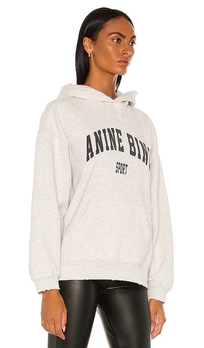 Anine Bing Cotton Harvey Sweatshirt In Grey