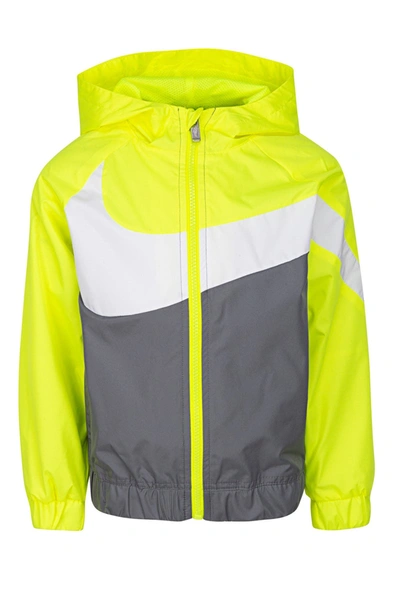 Shop Nike Swoosh Windrunner Water Resistant Hooded Jacket In Y4vlemon V