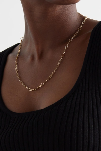 Shop Azlee 18-karat Gold Necklace