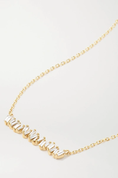 Shop Suzanne Kalan 18-karat Gold Diamond Necklace