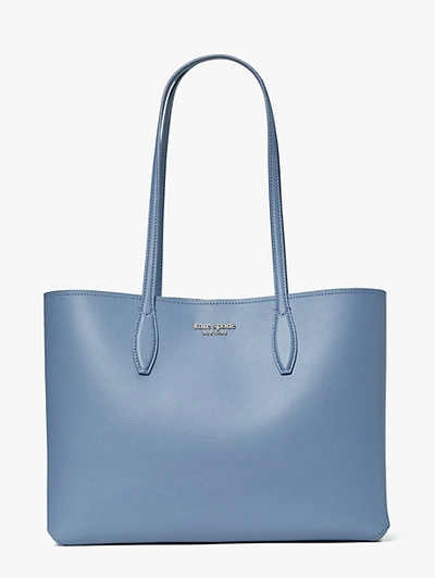 Shop Kate Spade All Day Large Tote In Bass Blue