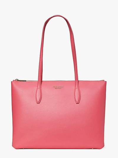 Shop Kate Spade All Day Large Zip-top Tote In Orchid