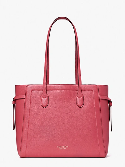 Shop Kate Spade Knott Large Tote In Orchid