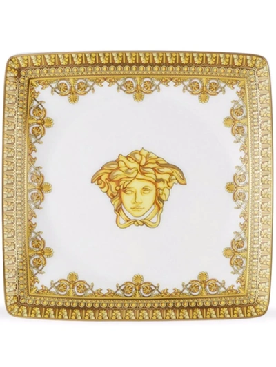 Shop Versace Baroque Bianco Bowl (12 Cm) In Weiss