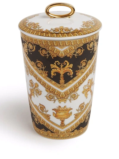 Shop Versace I Love Baroque Candles Set In Weiss