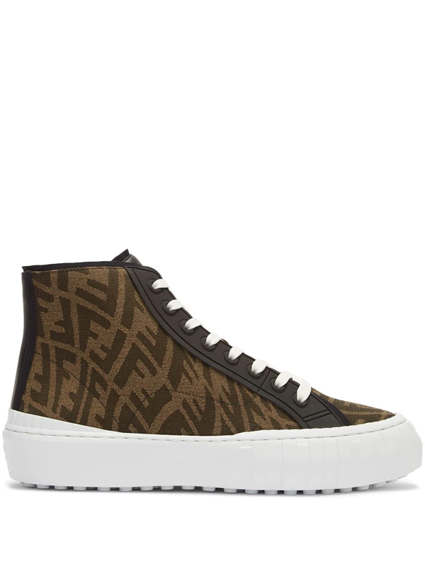 fendi force canvas sneaker
