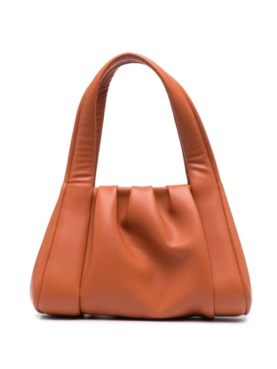 Shop Themoirè Hera Faux-leather Tote Bag In Orange