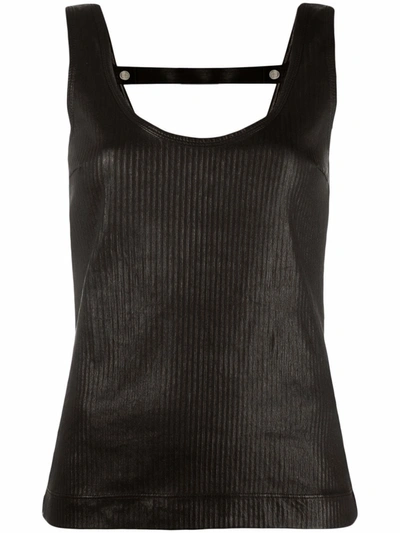 Shop Givenchy Open-back Sleeveless Top In Schwarz