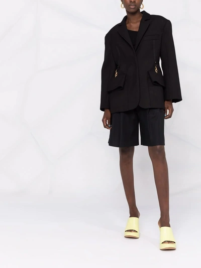 Jacquemus Black La Veste Terra Blazer In Schwarz