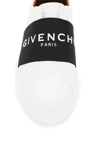 Shop Givenchy Urban Street Sneakers With Elastic Band In White,black