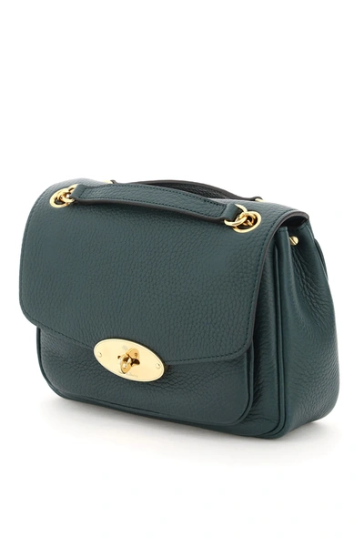 Shop Mulberry Small Darley Shoulder Bag In Green