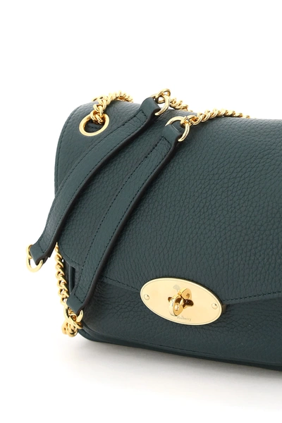 Shop Mulberry Small Darley Shoulder Bag In Green