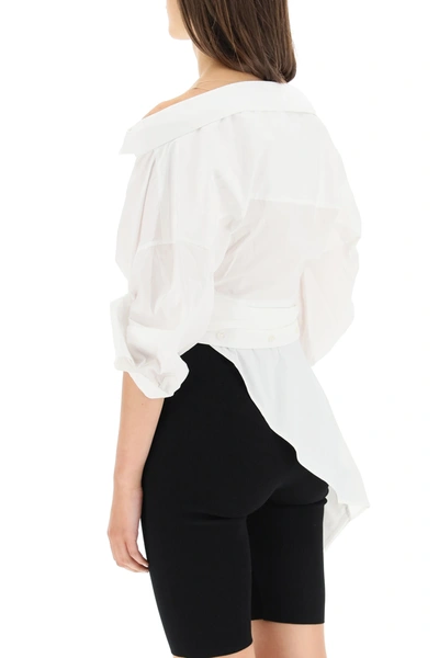 Shop Alexander Wang Wrap Shirt In White