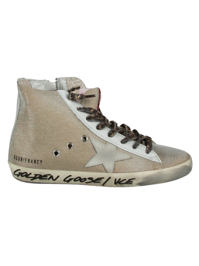 Shop Golden Goose Classic Francy Sneakers In Gold/ice/white