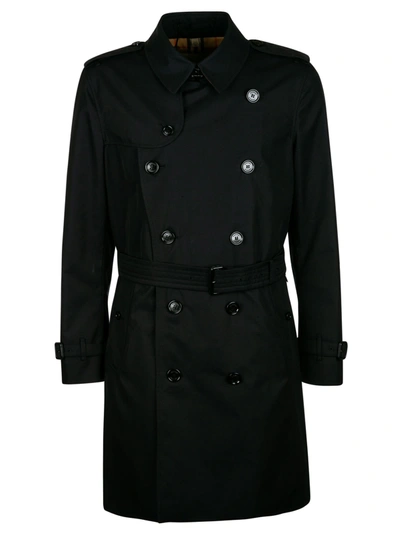 Shop Burberry Kensington Trench In Midnight