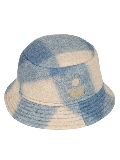 Shop Isabel Marant Haley Hat In Blue