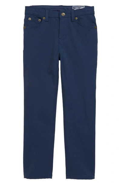 Shop Vineyard Vines On The Go Five-pocket Pants In Blue Blazer